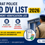 Gujarat Police Document Verification List 2026