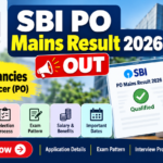 SBI PO Mains Result 2026