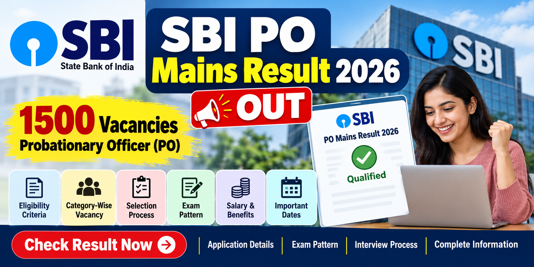SBI PO Mains Result 2026